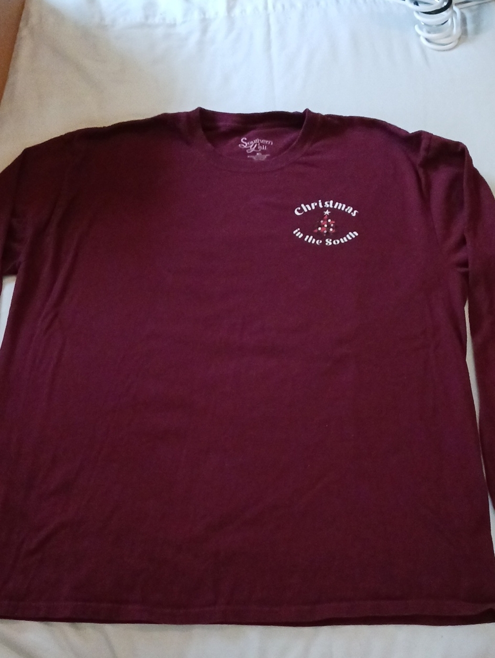 Southern Y'all "Christmas In The South" Long Sleeve T-shirt Size XL